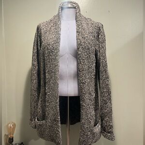 Mary Brown Cardigan Sweater.  Size Large